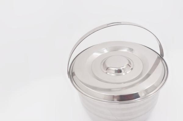 15cm Kitchenware and cookware grade stainless steel pot with lid  round metal cook pot