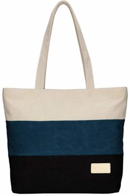Trendy Durable Custom Printed Tote Bags With Top And Inside Zipper Closure