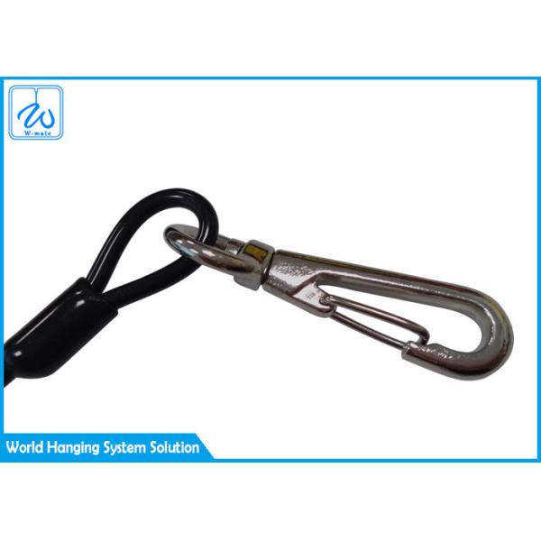 Flexible Scaffolding Spring Loaded  Tool Lanyard with Loop and Hook
