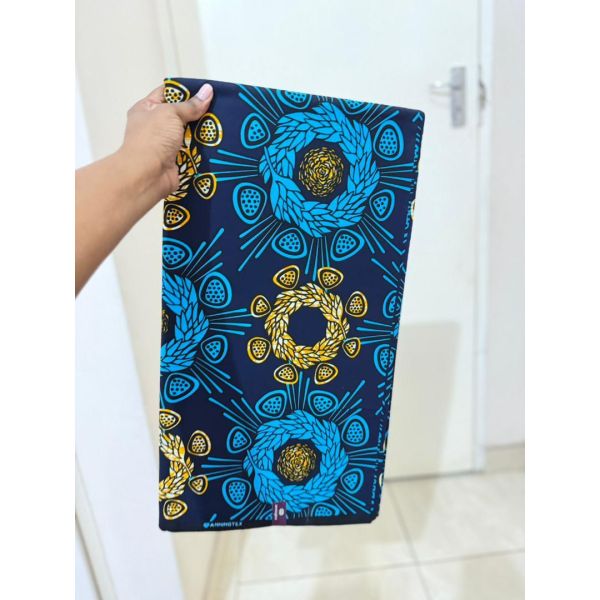 Premium Java Wax African Print Fabric with Vibrant Pattern and Durable Color Made from High-Quality Cotton