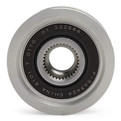 FW-465 Alternator Parts Rotor Freewheel Pulley F-563424 Clutch Pulley for Automotive Alternator