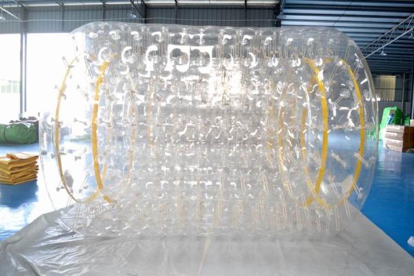 rolo inflável transparente material da água do PVC de 0.8mm/1.0mm