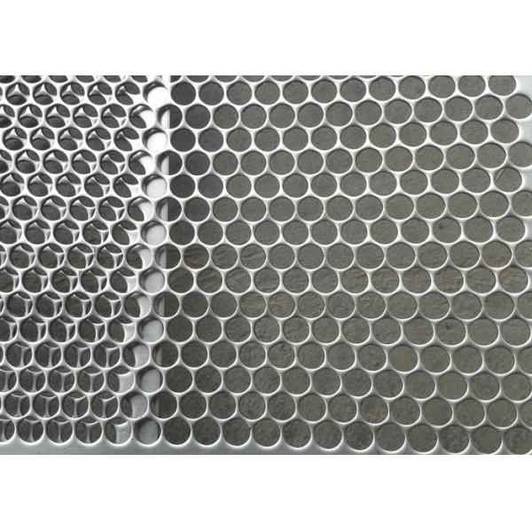сетка нержавеющей стали круга высоты 1mm 8ft пефорированная отверстием