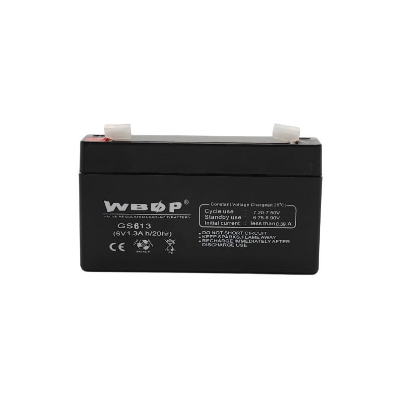 Gel 6V 1.3Ah Battery Deep Cycle Maintenance Free AGM Battery Lightweight For Alarm / Security Systems