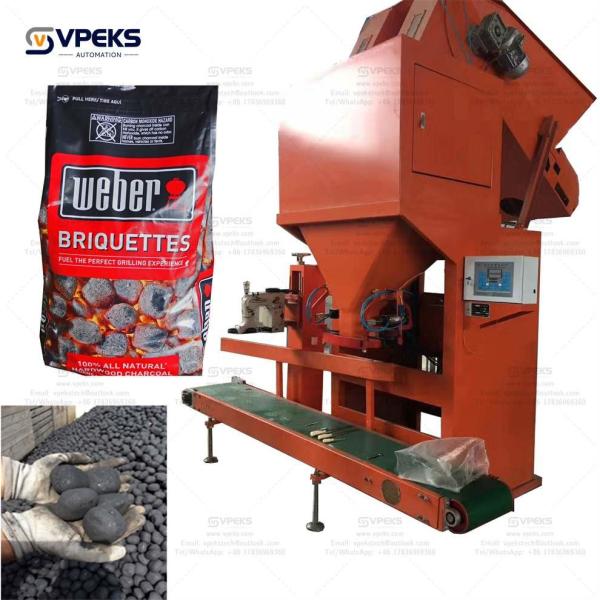 Automatic Packing 5Kg15Kg 20Kg 25Kg Firewood Can Sealing Non-woven Bag Teak Coal Wood Pellet Charcoal Packaging Machine