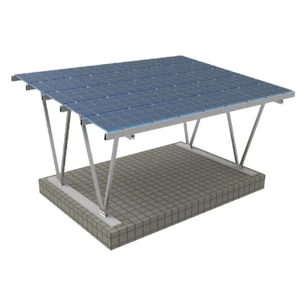 Natural 9kw Full Installation Solar Rack Aluminium Car Parking Structure System for Home