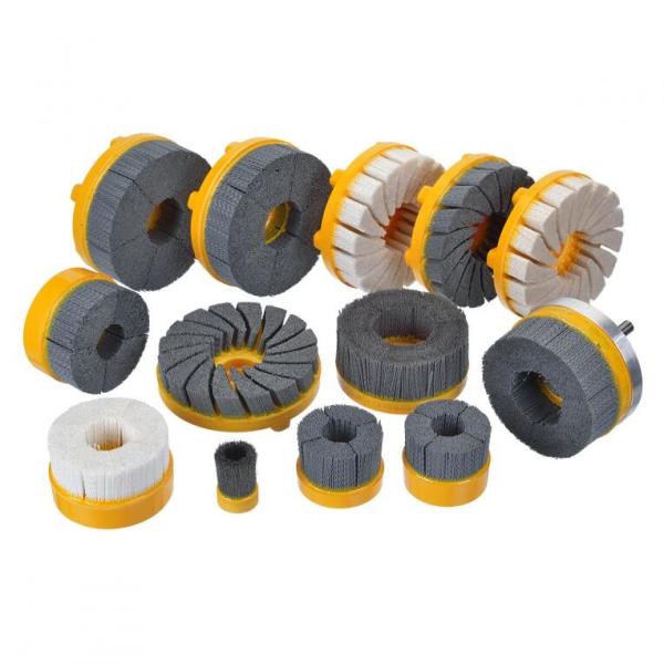 Abrasive Nylon CNC Deburring Brush Disc 200mm for Surface Preparation