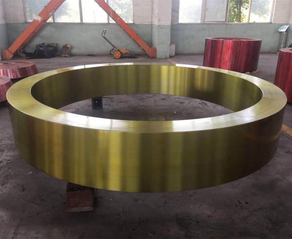 Pneu de forno rotativo de cimento 35crmo para fábrica de cimento e anel de equitação de forno rotativo