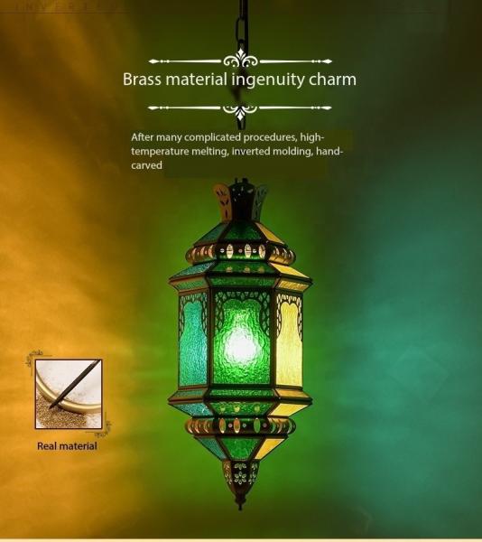 Exotic Middle Antique Copper Chandelier Copper Lantern Pendant Light