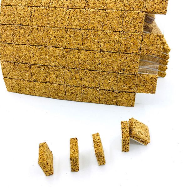 Shock Resistance Cork Pads Strong Adsorption For Glass Protection
