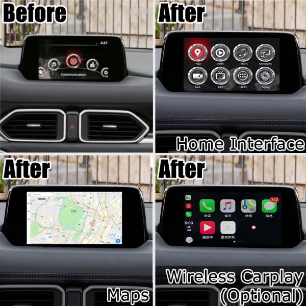 Андроида интерфейса Mazda CX-5 CX5 Gps коробки carplay автоматические с управлением ручки начала Mazda