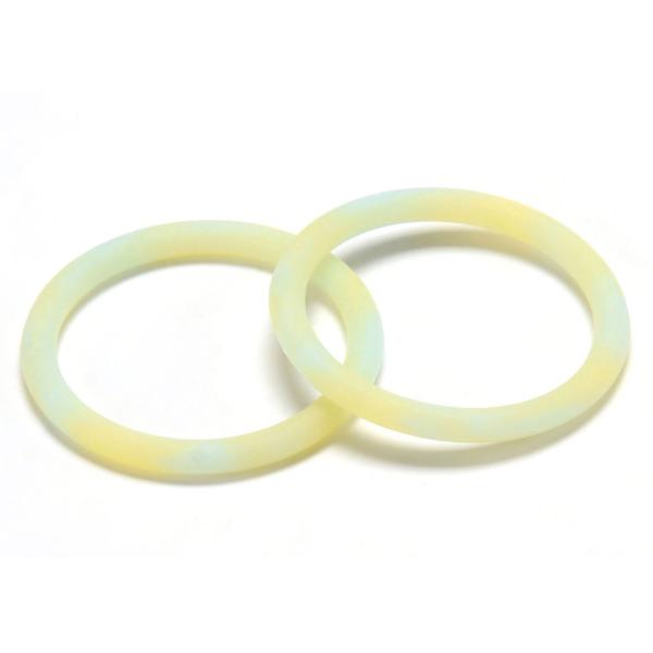 Durable Personalized Rubber Bracelets Custom Silicone Awareness Bracelets