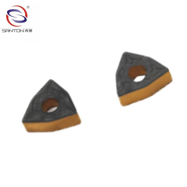 O preto do CVD e o carboneto revestido composto amarelo de CNMG introduzem P35 92,8 HRA CNMM 120408