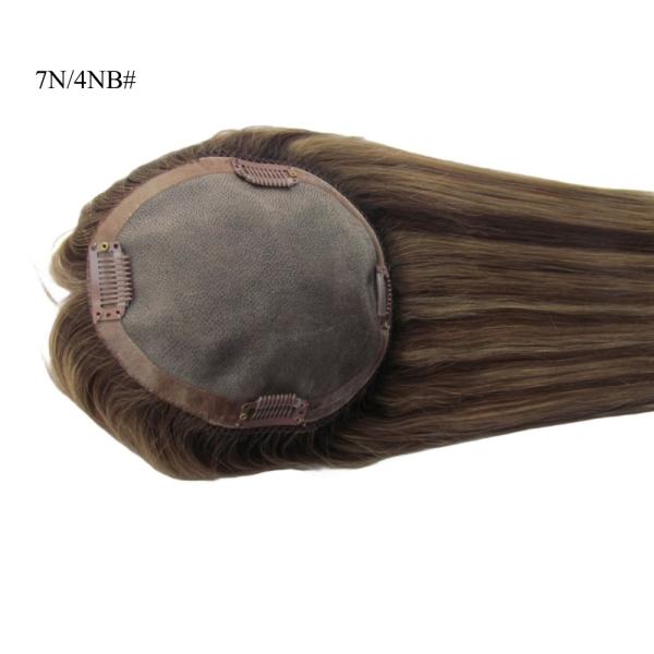 Remy Hair Human Hair Mono Topper for Thin Hair Women 0.300kg Package Gross Weight