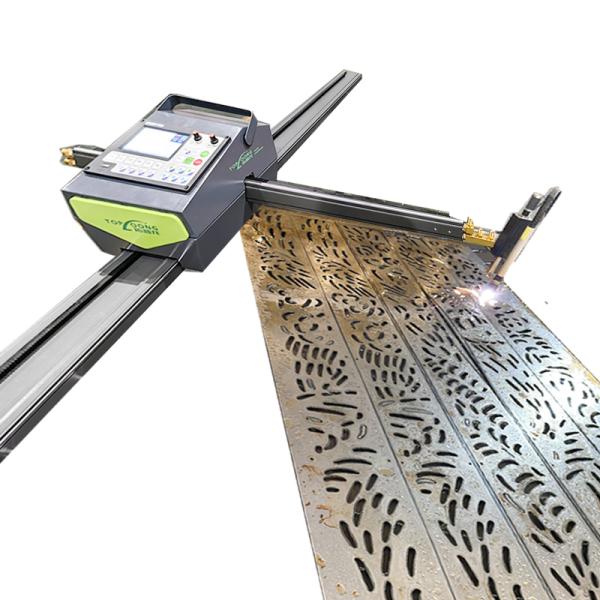 Small Plasma CNC Cutting Machine or Oxy-fuel Flame LGK 120 200 IGBT Power Source Duty Cycle Pantograph Esab Cross Bow