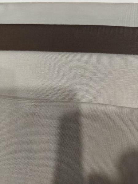 Tissu en maille rayée 21S coton spandex pour t-shirts