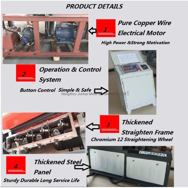 Small Deformation Principle Round Bar Straighten Machine with ISO9001 Certification
