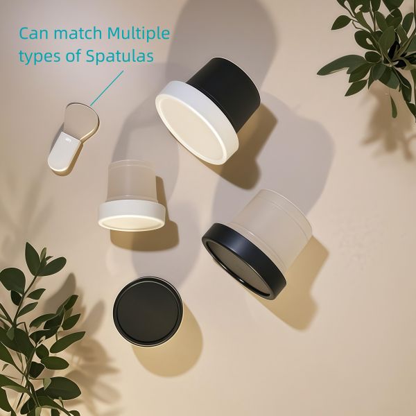 Food Grade 50-120ml Plastic PP Jar Pet Base Material for Cosmetic Cream Body Lotion Snack Candy Cookie Jelly Milk Storage