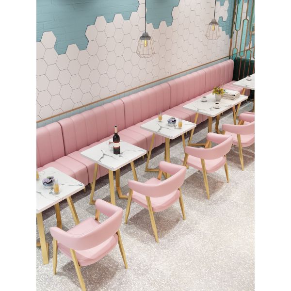 Wholesale Foshan Factory Fast Food Restaurant Furniture Booth Seating