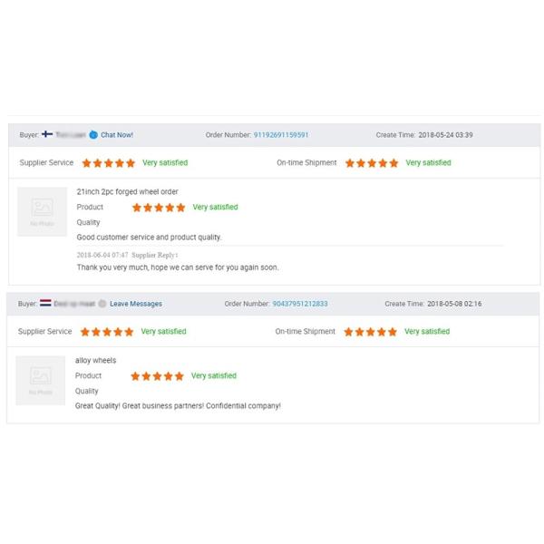 Сторона машины 17 дюймов выковала алюминиевые колеса коррозионностойкие