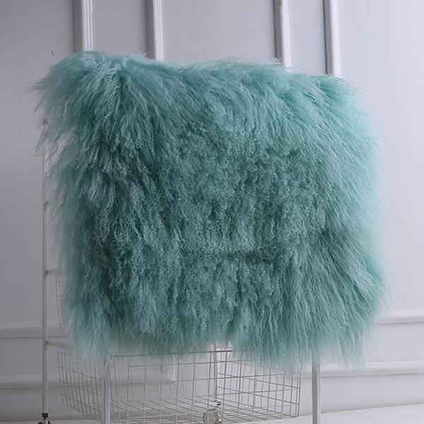 China Factory Cheap Wholesale Extra Long Sheepskin Tibetan Lamb fur Pelt rug for Home