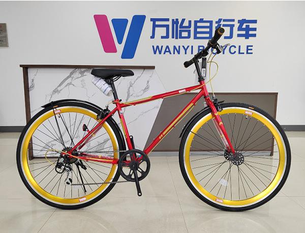 Bicicleta de estrada de alumínio 700C SHIMANO 6 velocidades