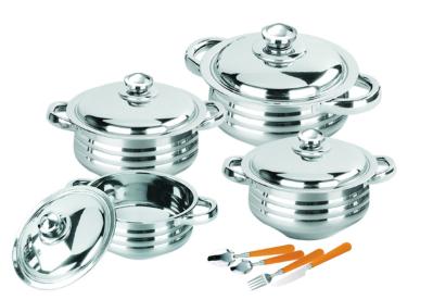 Eco - Friendly Stainless Steel Cooking Set , High Polishing Kitchen Pots And Pans