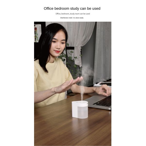 Household Office Use Plastic Ultrasonic Humidifier With One Week Battery Life OEM ODM