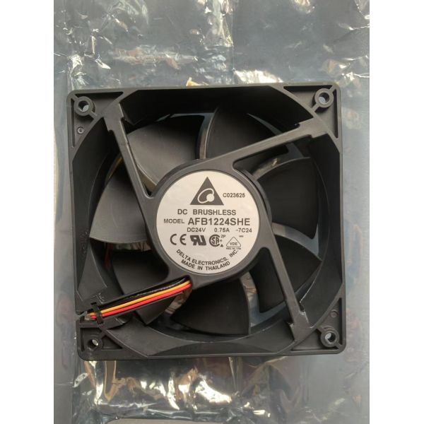 Delta AFB1224SHE DC 24V 0.75A Industrial Air Cooling Fan for Danfoss 11kW to 45kW VFD 134B7249