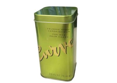 Boîte carrée grande populaire de bidon, boîte-cadeau de bidon en métal avec l'aspect métallique d'effet