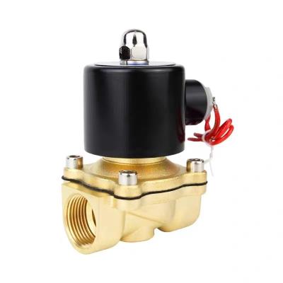 Full Bore 2W Normally Closed Brass Electric Magnetic Valve for Industrial Applications