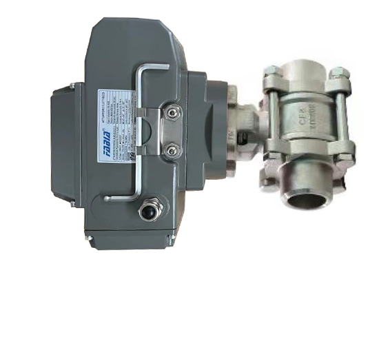 Сварка задницы высокого давления шаровой клапан трехчастичный электрический клапан