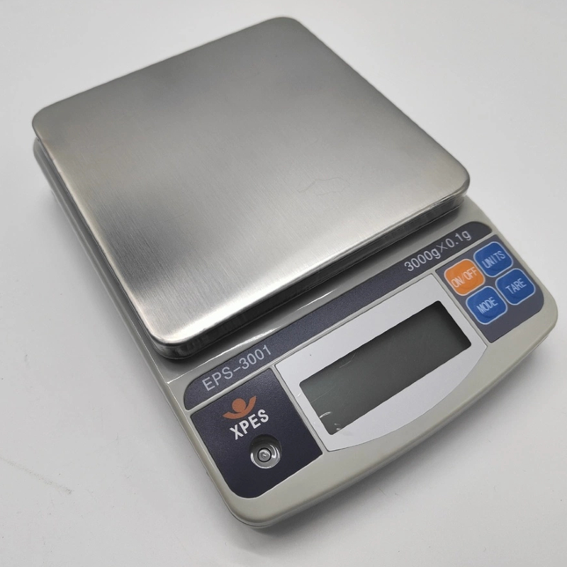 1201P Precision 2000g Capacity Digital Scale for Laboratories 0.1g Accuracy Stainless Steel ABS Bench Scale LCD Display ODM/OEM