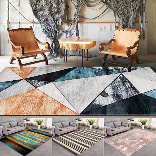 OEM Non-slip Oil Proof Waterproof PU PVC Carpet for living Room Modern Kitchen Mat Bedroom Rug