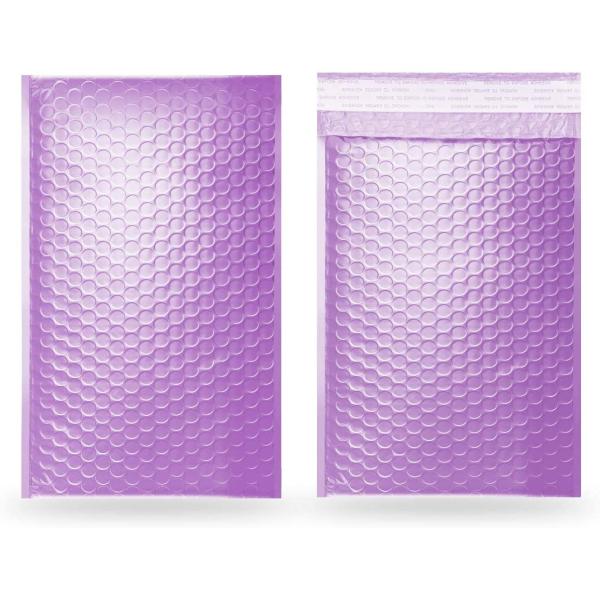 TSCX Plastic Packaging Bags Bubble Wrapp Mailer Packing Supplies with Bubbles Bubble Mailer Purple