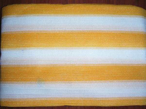 Hdpe Yellow And White Balcony Shade Net With UV Resistant OEM