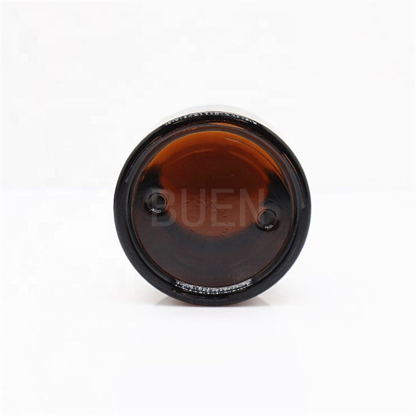 Eco Friendly Eye Cream Glass Cosmetic Jars Packaging With Light Gold Lid