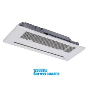 One Way Cassette Type FCU Fan Coil Unit 400CFM Chilled Water Cassette Unit With Drain Pump