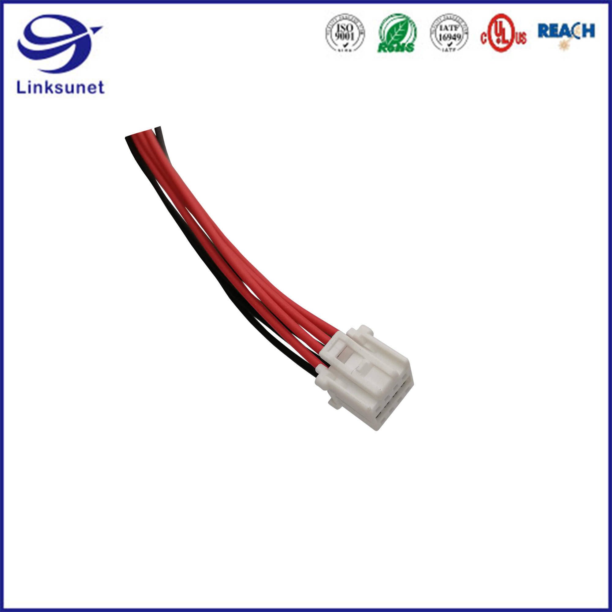 Проводка провода аппаратуры автомобиля с соединителем женщины 2.0mm Microclasp 51353