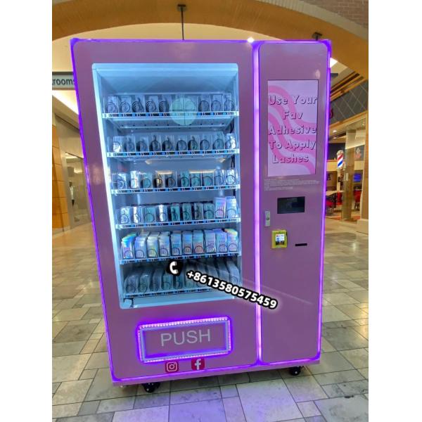 Zhongda Popular LED Screen Hot Custom Design Hair Lashes Vending Machine Beauty Vending Machines