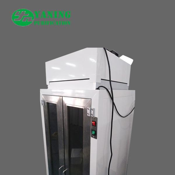 Ламинарный шкаф одежды чистой комнаты воздушных потоков с прозрачной стеклянной дверью