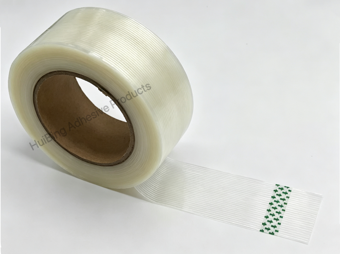 140μm Thickness Heat-resistant Hot Melt Adhesive Fiber Tape with High Tensile Strength for Packaging and Pipe Bundling