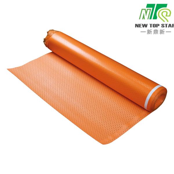 O vinil impermeável Heatproof de IXPE foi a base de 1,5 milímetros de forro de LVT com o filme impermeável de prata