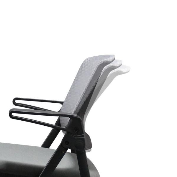 Comfortable Training Office Chair with Fixed Handrail Reclining and Foldable Design