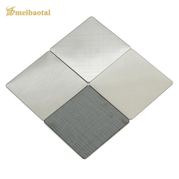 0.55mm Thickness 304 Grade Hairline Stainless Steel Sheet 1219x2438mm for Elevator Panels