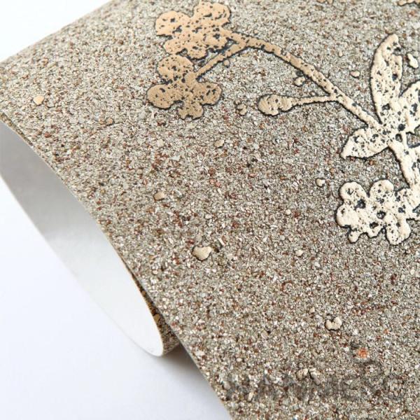 Natural Plant  Fiber Particle Interior Wallpaper Hotel Office Decor