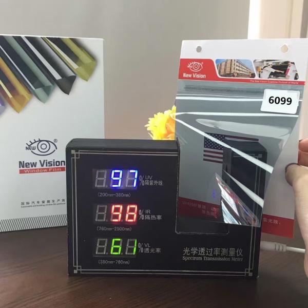 Chip Dyed Building Construction Window Film , Nano Ceramic Window Sun Film