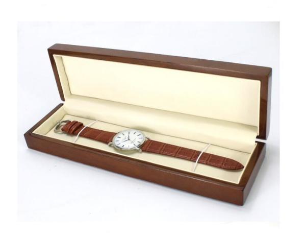 Rectangular Business Gift Watch Packing Box / Handmade Wooden Jewelry Box
