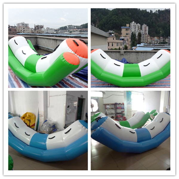 0.9mm PVC Inflatable Water Totter Slide For Water Sport Games
