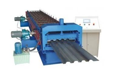 PLC Control Roof / Wall Panel Color Steel Plate Roll Forming Machinery CE Approved